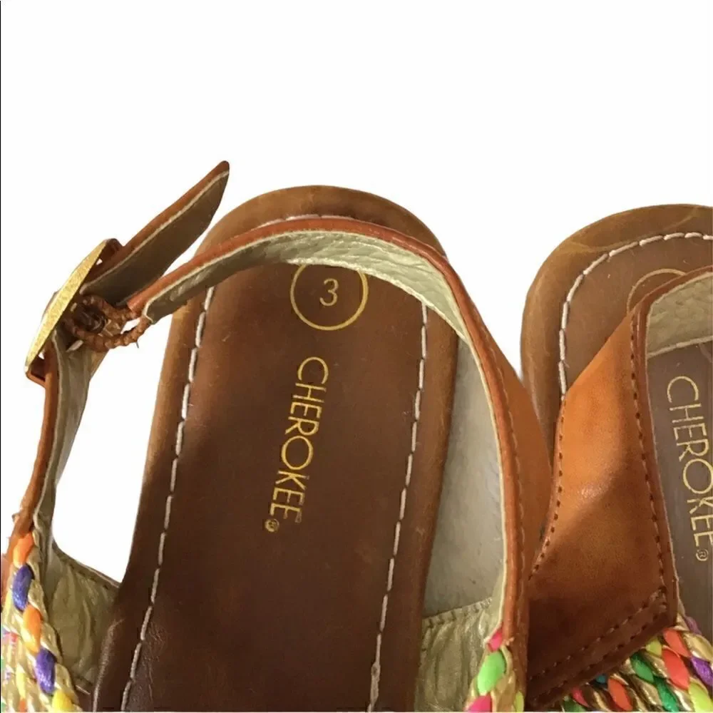 Cherokee Leather Braided Thong Sandal